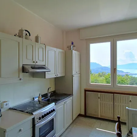 With Enchanting Garden Overlooking The Luino